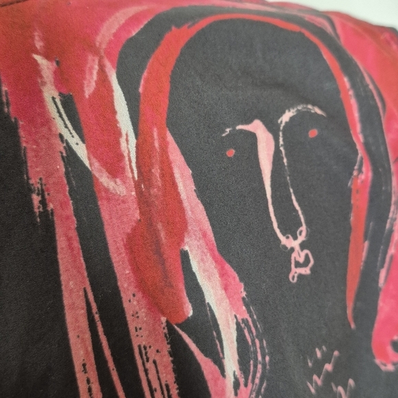 JNBY Short Sleeve Asymmetric Art To Wear 100% Cotton Midi Dress - Size L - Picture 7 of 12